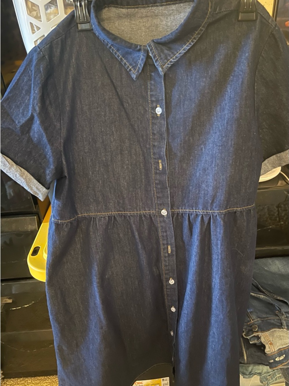 Women’s Light Blue Denim Dress - Size M